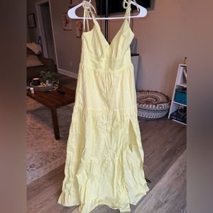 Songs of a bird maxi dress